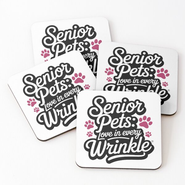 Item preview, Senior Pets: Love in Every Wrinkle – Rescue Animal designed and sold by CuteDesignables.