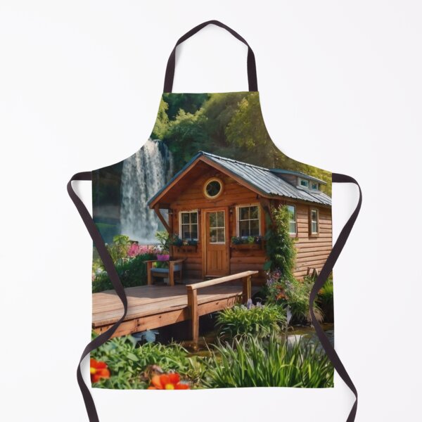 Item preview, Garden of the Forest Waterfall House designed and sold by BlareBlare.