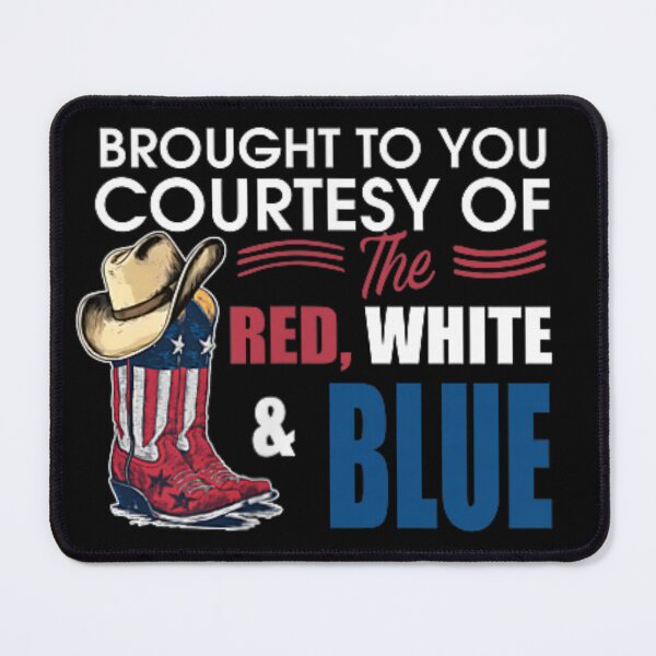 Item preview, Courtesy of the Red White & Blue Cowboy Boot Country Pride T-Shirt designed and sold by MassonCalepon.