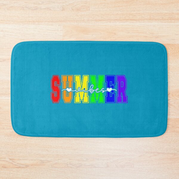 Item preview, LGBTQ Summer Vibes | Rainbow Pride Typography White designed and sold by Travelslightly.