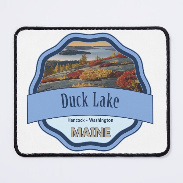 Item preview, Duck Lake, Hancock - Washington, Maine designed and sold by Wanderful-roads.