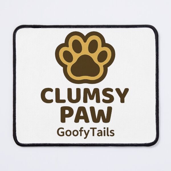 Item preview, Clumsy Paw – Cute Dog Paw Print for Pet Lovers designed and sold by GoofyTails.