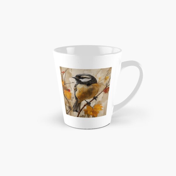 Item preview, Stunning Black-capped Chickadee Painting for Home & Office designed and sold by LazyOwlStore.
