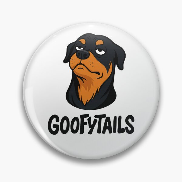 Item preview, GoofyTails Rottweiler – Confident Dog Face designed and sold by GoofyTails.