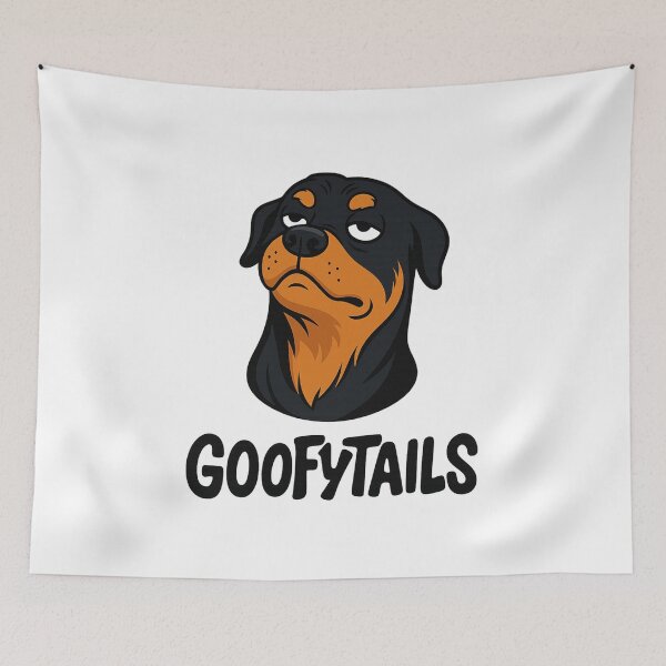 Item preview, GoofyTails Rottweiler – Confident Dog Face designed and sold by GoofyTails.