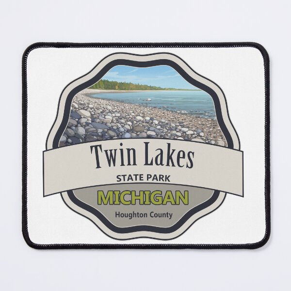 Item preview, Twin Lakes State Park, Houghton County, Michigan designed and sold by Wanderful-roads.