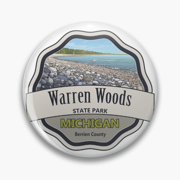 Item preview, Warren Woods State Park, Berrien County, Michigan designed and sold by Wanderful-roads.