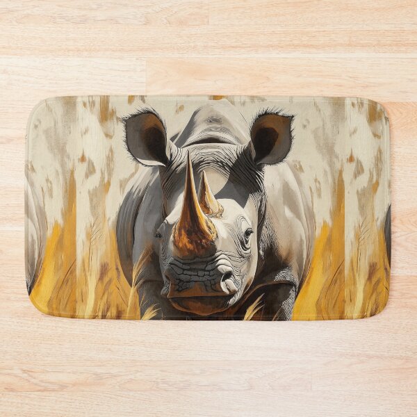 Item preview, Stunning Rhinoceros Painting for Home & Office designed and sold by LazyOwlStore.
