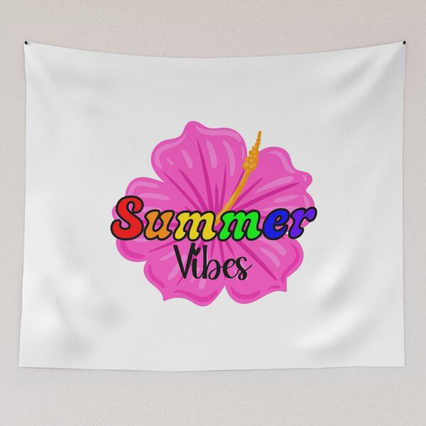 Item preview, Tropical Rainbow Summer Vibes | LGBTQ Pride Hibiscus Design designed and sold by Travelslightly.