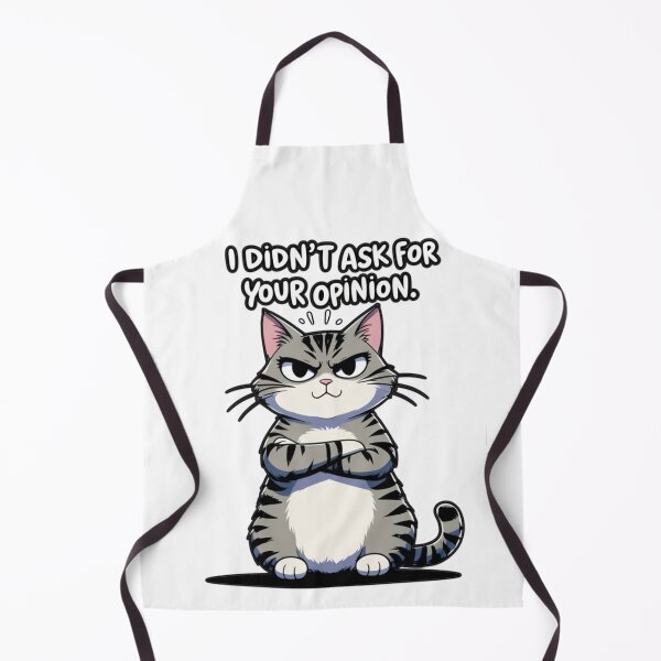 Item preview, Sassy Cat - I Didn’t Ask for Your Opinion - Cute Rude Cat Quote Design designed and sold by LittleRags.