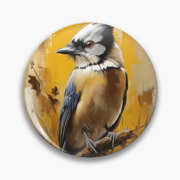 Item preview, Stunning Blue Jay Painting for Home & Office designed and sold by LazyOwlStore.