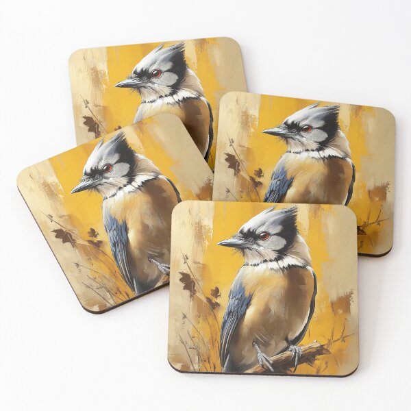 Item preview, Stunning Blue Jay Painting for Home & Office designed and sold by LazyOwlStore.