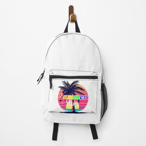 Item preview, Retro LGBTQ Summer Vibes | Rainbow Pride Sunset & Palm Tree designed and sold by Travelslightly.