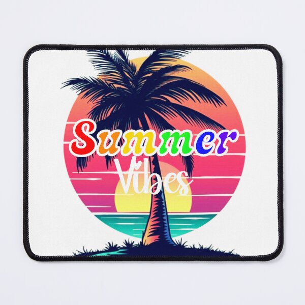 Item preview, Retro LGBTQ Summer Vibes | Rainbow Pride Sunset & Palm Tree designed and sold by Travelslightly.
