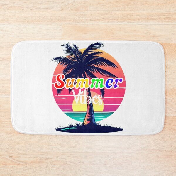 Item preview, Retro LGBTQ Summer Vibes | Rainbow Pride Sunset & Palm Tree designed and sold by Travelslightly.