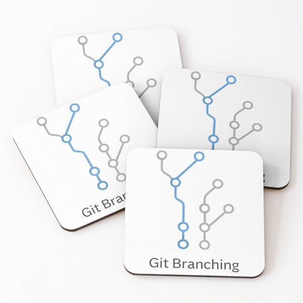 Item preview, Minimalist Git Branching Tree Diagram designed and sold by anas006.