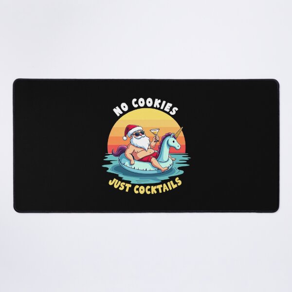Item preview, No Cookies Just Cocktails Santa Beach Trip Christmas In July designed and sold by chung2525.