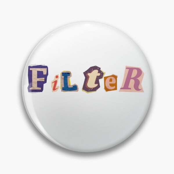 Artikelvorschau, FILTER – Funky Ransom-Style Typografie-Collage-Design entworfen und verkauft von nav2107.