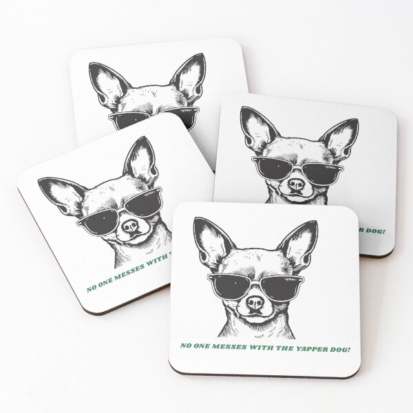 Item preview, No one messes with the yapper dog! designed and sold by JenGo Creative.