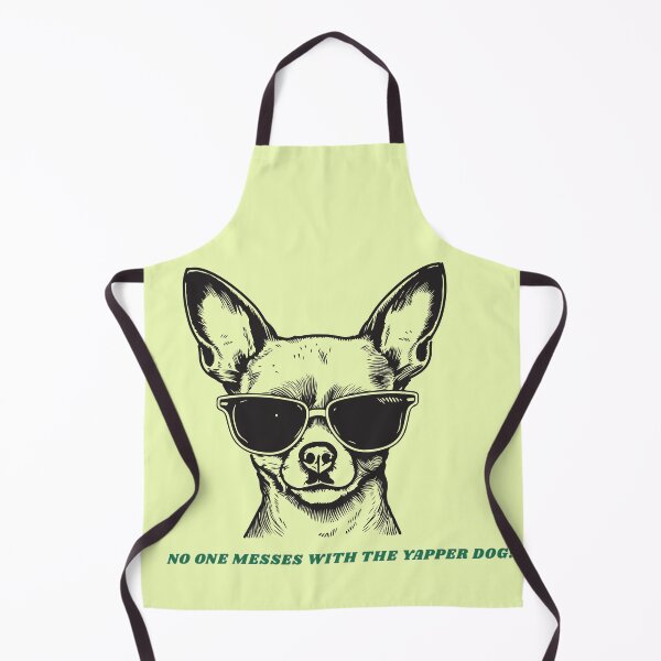 Item preview, No one messes with the yapper dog! designed and sold by JenGo Creative.