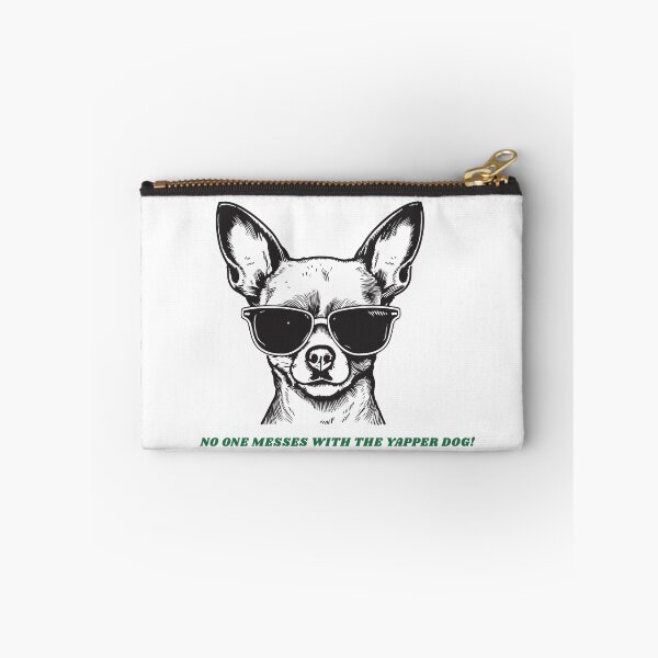 Item preview, No one messes with the yapper dog! designed and sold by JenGo Creative.
