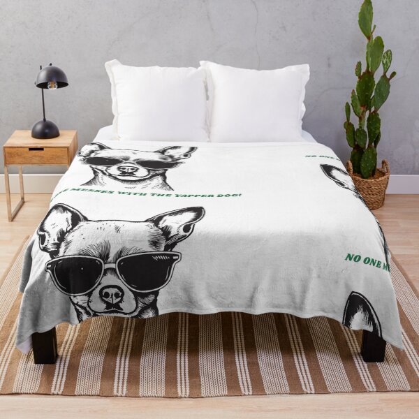 Item preview, No one messes with the yapper dog! designed and sold by JenGo Creative.