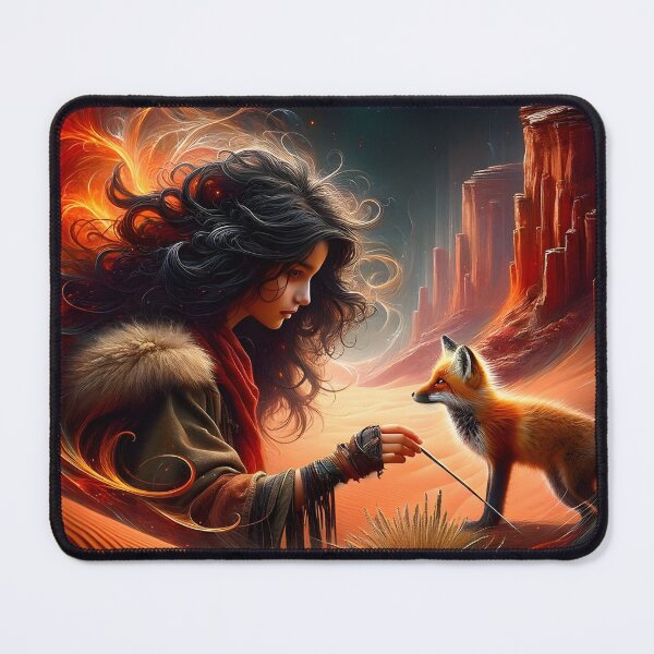 Item preview, Luring the Dune Fox designed and sold by SkyeWizardry.