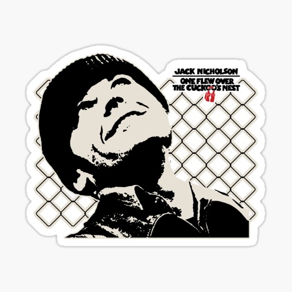 Item preview, One Flew Over The Cuckoo's Nest 1970s Seventies Movie Classic Oscar Jack Nicholson designed and sold by Captain Banjo.