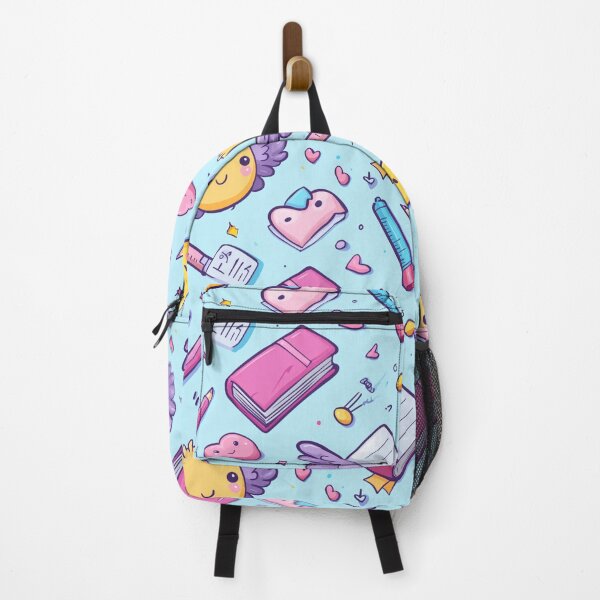 Item preview, Cute Flying Stationery Pattern – Kawaii School Supplies designed and sold by Inkora-Art.