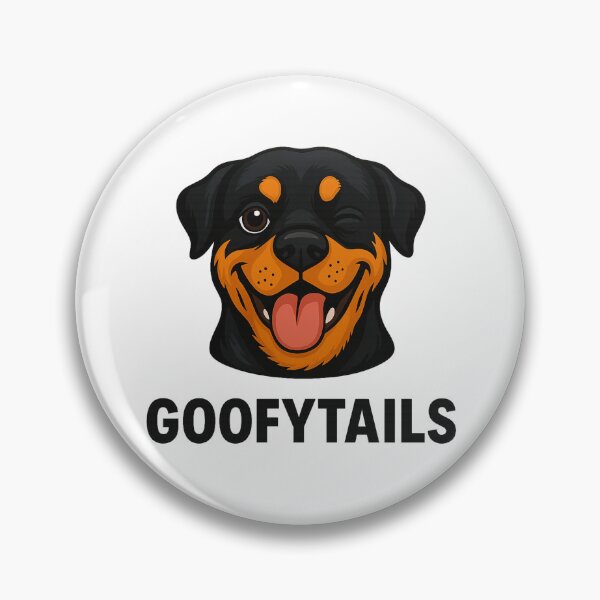 Item preview, GoofyTails Rottweiler – Winking Funny Dog designed and sold by GoofyTails.