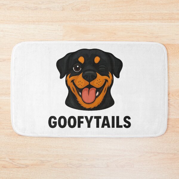 Item preview, GoofyTails Rottweiler – Winking Funny Dog designed and sold by GoofyTails.