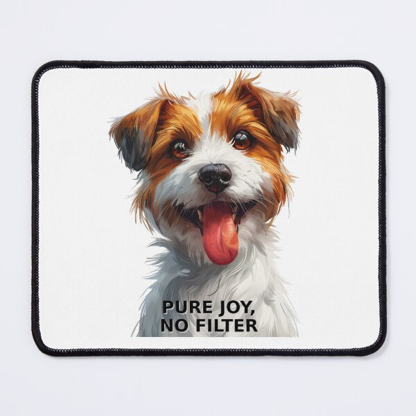 Item preview, Pure Joy No Filter – Happy Dog Portrait designed and sold by GoofyTails.