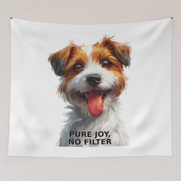 Item preview, Pure Joy No Filter – Happy Dog Portrait designed and sold by GoofyTails.