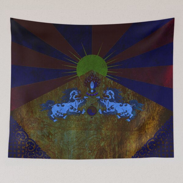 Item preview, Tibet - golden flag of happiness designed and sold by -wunderbar-.