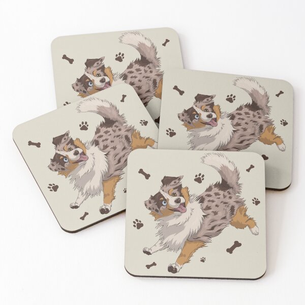 Item preview, Australian Shepherd - red merle designed and sold by PlumeHarfang.