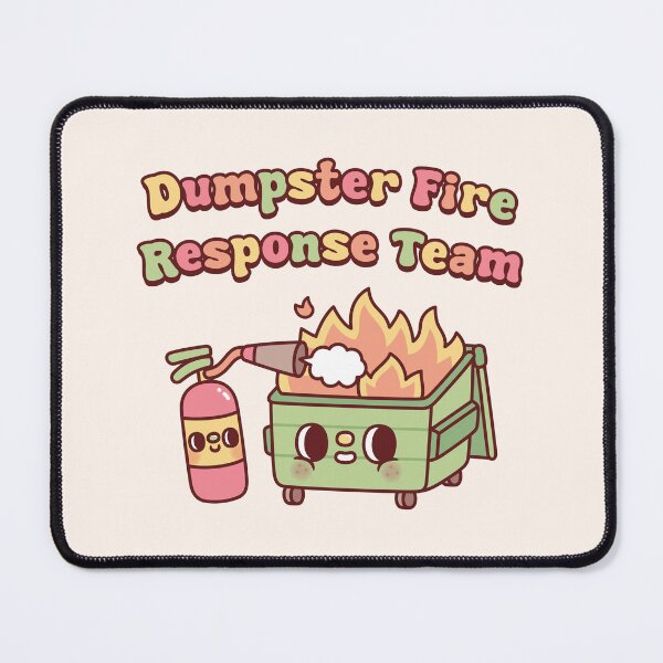Item preview, Cute Funny Dumpster Fire Response Team designed and sold by rustydoodle.