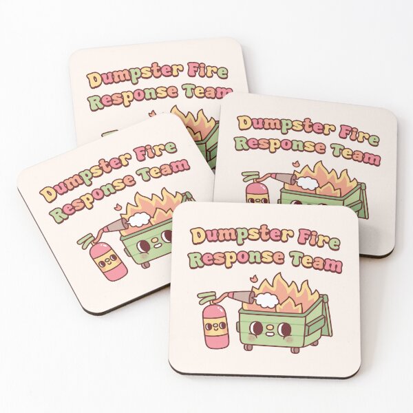 Item preview, Cute Funny Dumpster Fire Response Team designed and sold by rustydoodle.