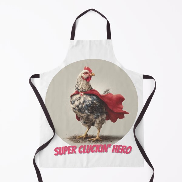 Item preview, Super Cluckin’ Hero – Chicken in Cape Design designed and sold by GoofyTails.