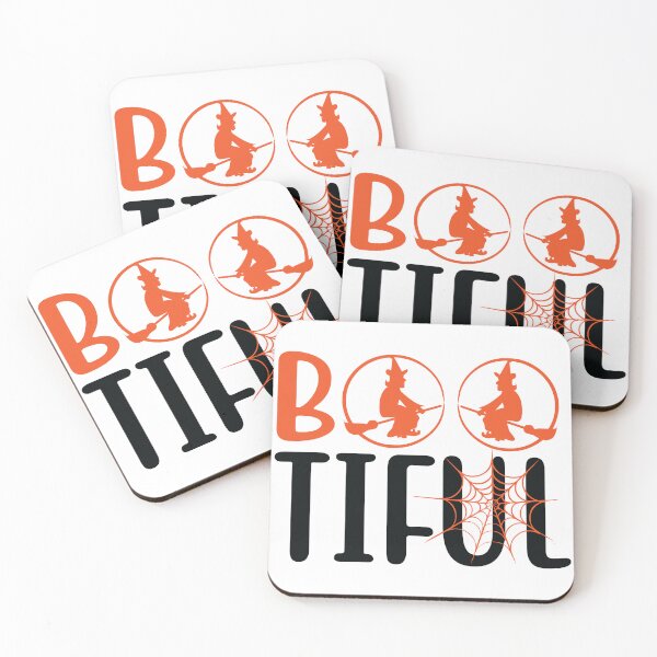 Item preview, BOO-TIFUL Halloween Witch Aesthetic – Purple & Orange Graphic Design designed and sold by TeesHearts100.