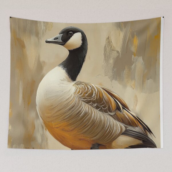 Item preview, Stunning Goose Painting for Home & Office designed and sold by LazyOwlStore.