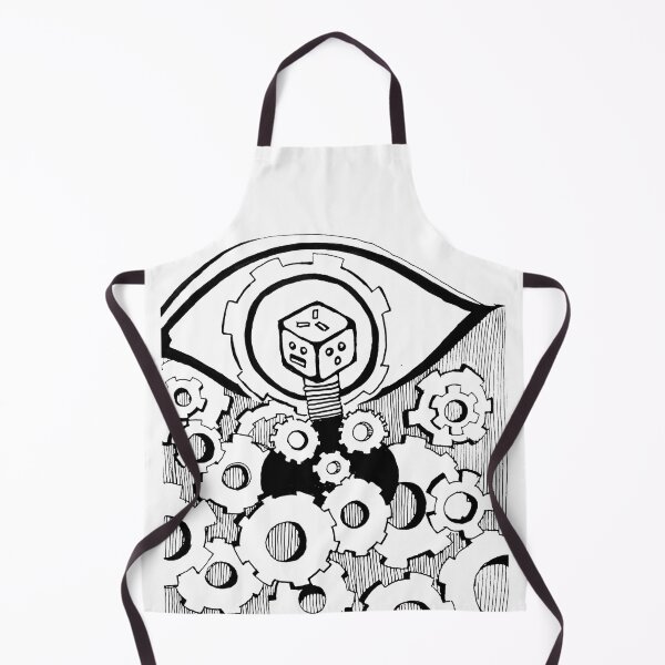 Item preview, Dice of Fate – Surreal Gear & Eye Illustration designed and sold by Pensieve-kv.