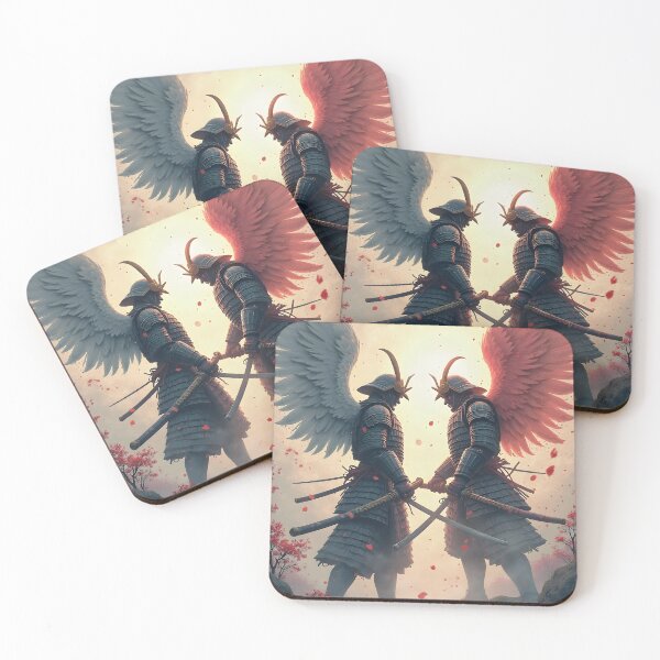 Item preview, Winged Samurai Duel at Dawn designed and sold by TONSNAP.