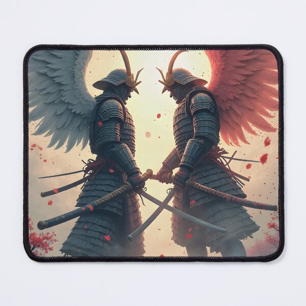 Item preview, Winged Samurai Duel at Dawn designed and sold by TONSNAP.