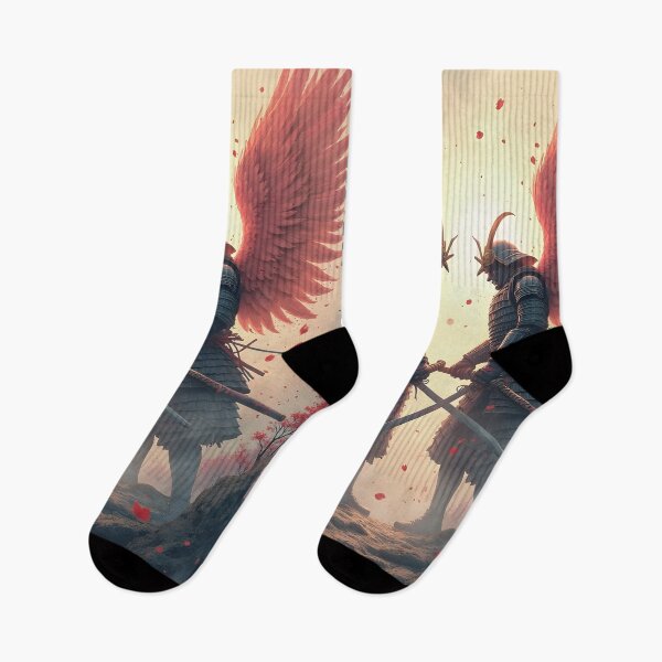 Item preview, Winged Samurai Duel at Dawn designed and sold by TONSNAP.
