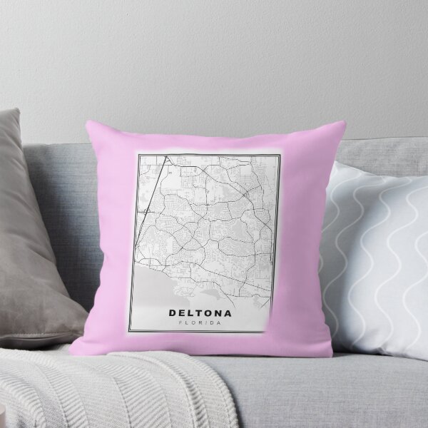Item preview, Minimalist Deltona Map designed and sold by Tamas Das.