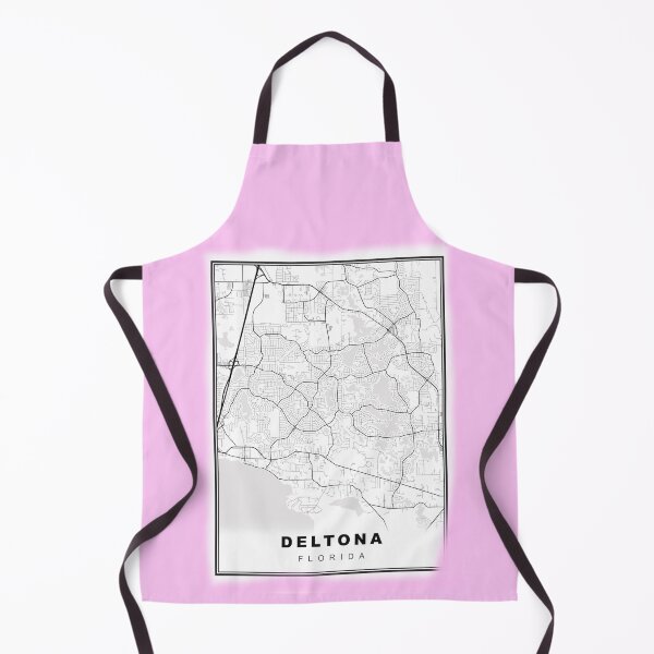 Item preview, Minimalist Deltona Map designed and sold by Tamas Das.