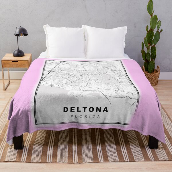 Item preview, Minimalist Deltona Map designed and sold by Tamas Das.