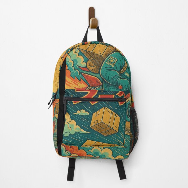 Item preview, Space Courier Cat – Retro Delivery designed and sold by YamiHaus.