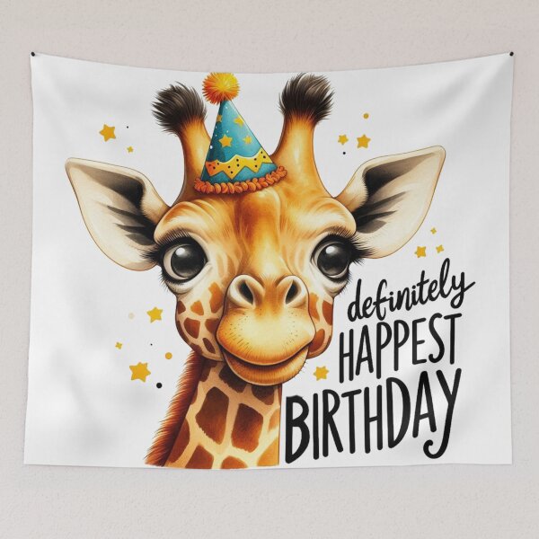 Item preview, Giraffe Birthday a Giraffe Birthday a Giraffe Birthday designed and sold by ryanapples2.