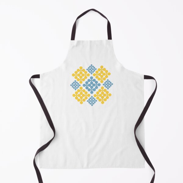 Item preview, Mid-Century Inspired Abstract Tile Art – Blue and Yellow designed and sold by BelieveG.